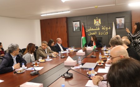 وزيرة العمل تطالب الاتحادات الدولية للنقابات العمالية بدعم حقوق عمال فلسطين والدفاع عنها