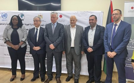 افتتاح محطة معالجة المياه العادمة في مدينة أريحا الصناعية الزراعية