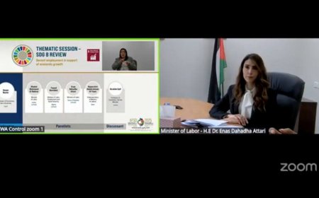 وزيرة العمل تطالب المجتمع الدولي بتقديم دعم مباشرومستدام لبرامج التشغيل والتدريب في فلسطين