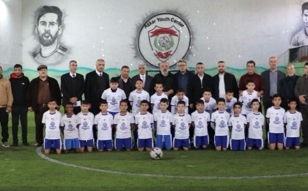 برهم يزور مركز شباب عسكر الاجتماعي