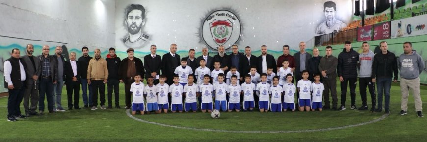 برهم يزور مركز شباب عسكر الاجتماعي