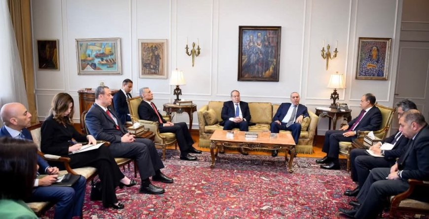 الشيخ يلتقي وزير الخارجية المصري