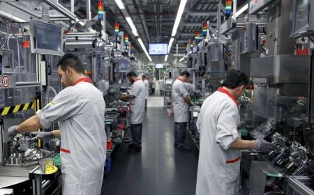 "الإحصاء": ارتفاع كميات الإنتاج الصناعي في نيسان