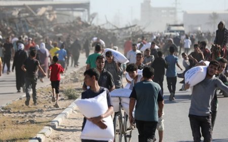 لاول مرة...صندوق الإغاثة الأمريكي يعلن افتتاح نقطة توزيع شمال غزة