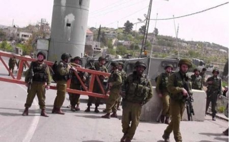 الاحتلال يشدد من اجراءاته العسكرية عند مداخل نابلس وبلداتها وقراها