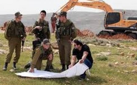الاحتلال يخطر بوضع اليد على 7 دونمات شرق قلقيلية