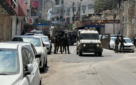 الاحتلال يدفع بتعزيزات عسكرية الى مدينة طولكرم ويتمركز في الحي الغربي منها