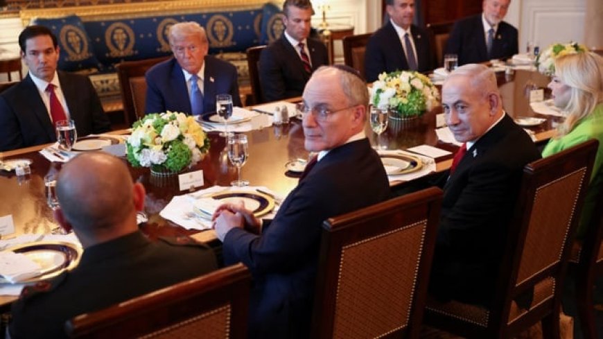 تهجير اهالي غزة وصفقة التبادل والتطبيع … اهم ماجاء في لقاء نتنياهو وترامب