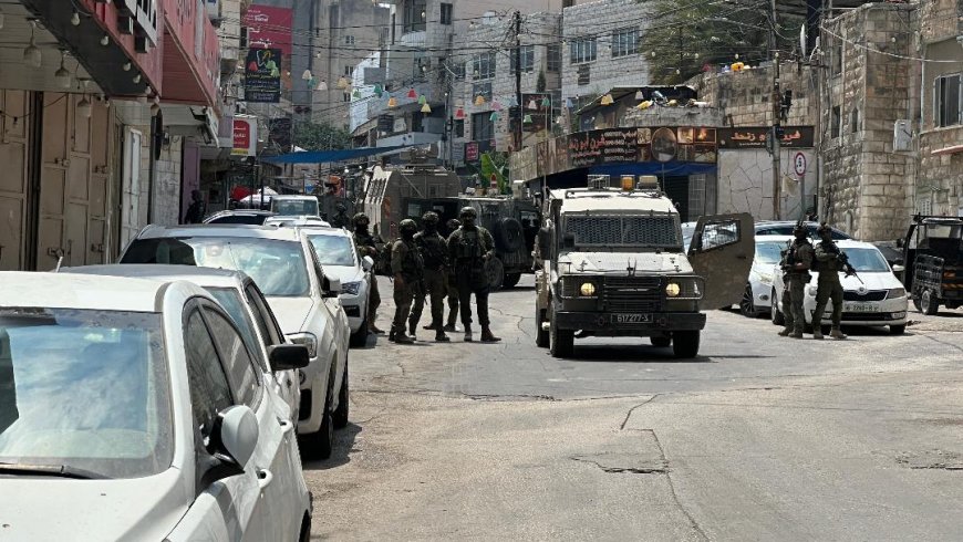 الاحتلال يدفع بتعزيزات عسكرية الى مدينة طولكرم ويتمركز في الحي الغربي منها
