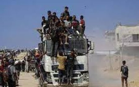 استشهاد 20 مواطنا في انقلاب شاحنة مساعدات فوقهم في غزة