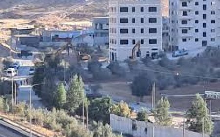 الاحتلال يشرع بهدم بناية شرق بيت لحم