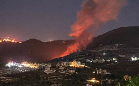 غارات إسرائيلية عنيفة على مواقع لحزب الله في جنوب لبنان
