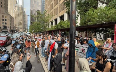 احتجاجات أمام القنصلية الإسرائيلية في نيويورك تنديدا بمجازر الاحتلال المستمرة بحق شعبنا