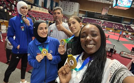 منتخبنا للتايكواندو يحقق 3 ذهبيات وبرونزية في بطولة الأردن الدولية ويتسيد فئة السيدات