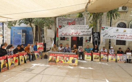 البيرة: اعتصام رفضا لحرب الابادة والتجويع واستهداف الصحفيين ونصرة للأسرى