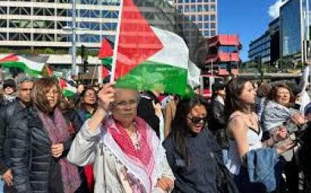 مظاهرة حاشدة في سان فرانسيسكو لمطالبة بإنهاء "الابادة في غزة"