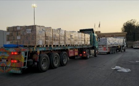 خلال الأيام الـ3 الماضية - 250 شاحنة مساعدات فقط دخلت غزة من أصل 1,800