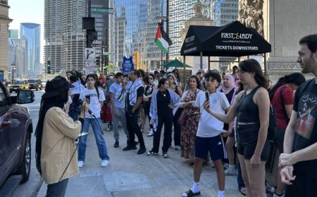 شيكاغو: تواصل التظاهرات الأسبوعية المطالبة بوقف الدعم الأميركي لإسرائيل