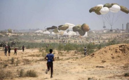 قبل اقتحام المدينة.. إسرائيل تعتزم وقف إسقاط المساعدات فوق غزة وتقليص إدخال الإمدادات للشمال لتسريع مخطط تهجير الفلسطينيين