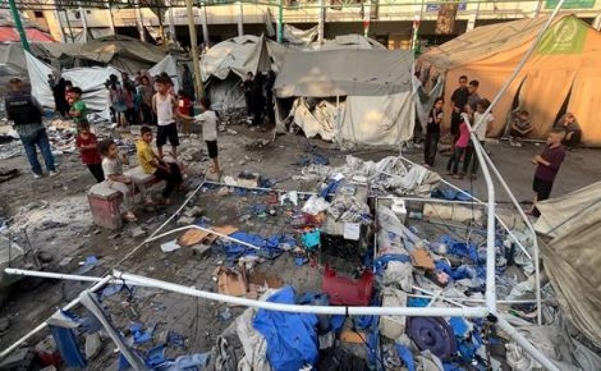 4 شهداء ومصابون في قصف الاحتلال خيمة تؤوي نازحين غرب خان يونس