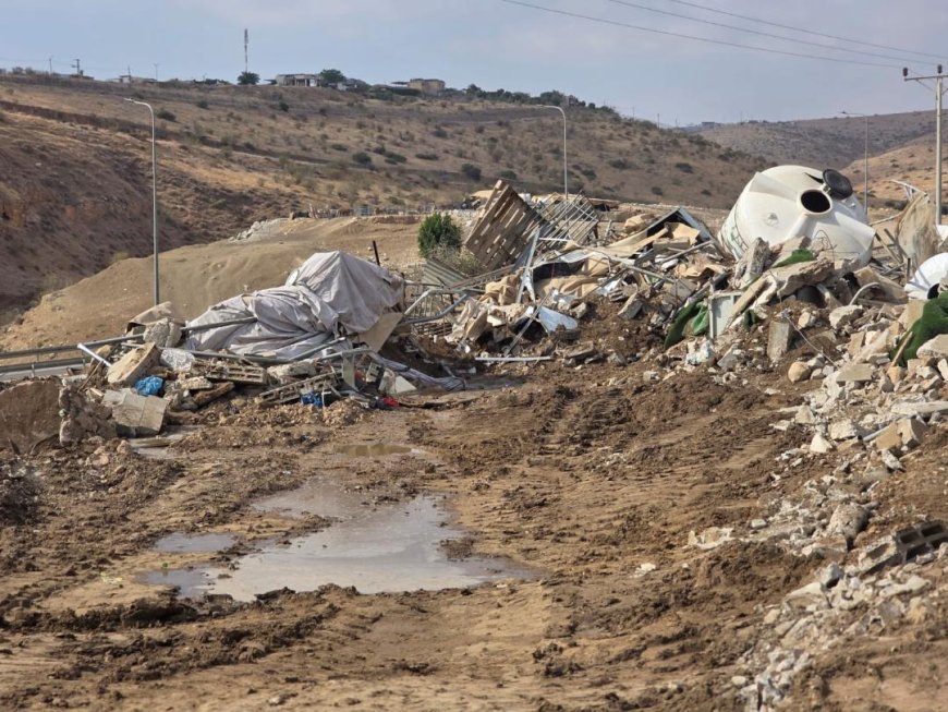 الأغوار الشمالية: الاحتلال يشرع بعمليات هدم في تجمع عين الحلوة