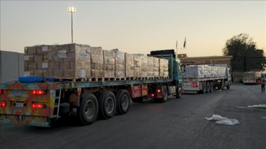 خلال الأيام الـ3 الماضية - 250 شاحنة مساعدات فقط دخلت غزة من أصل 1,800