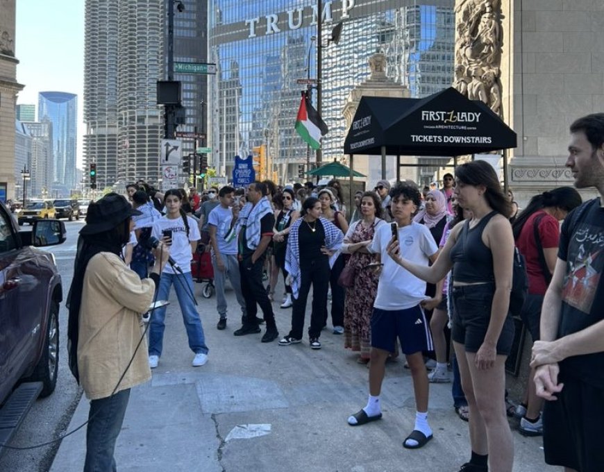 شيكاغو: تواصل التظاهرات الأسبوعية المطالبة بوقف الدعم الأميركي لإسرائيل