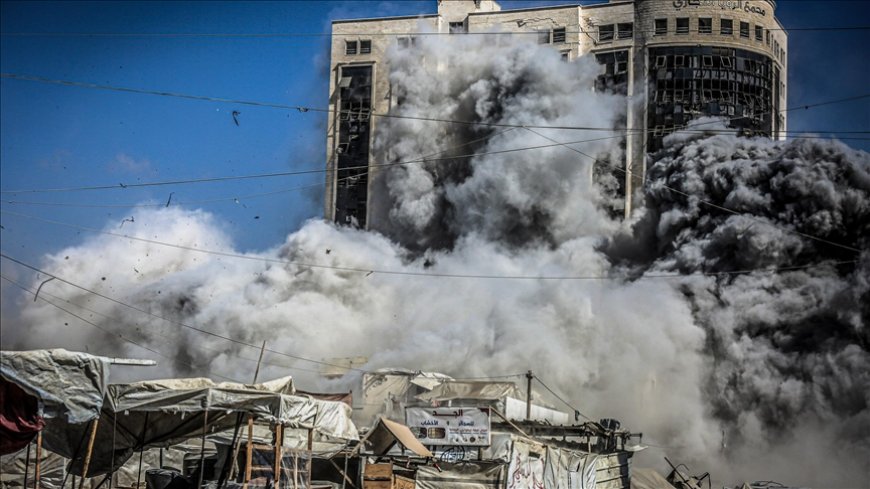 الاحتلال يكثف قصفه ويفجر وينسف المنازل والأبراج السكنية في مدينة غزة