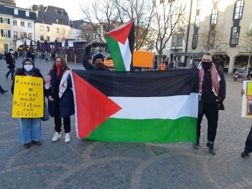 المانيا: وقفة تضامنية مع الشعب الفلسطيني