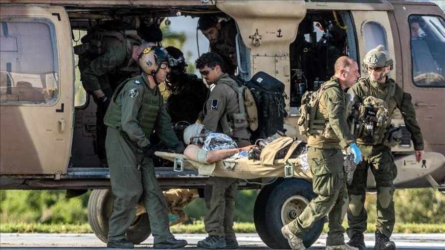 إصابة 10جنود إسرائيليين إثر انقلاب مركبة عسكرية شمال غزة