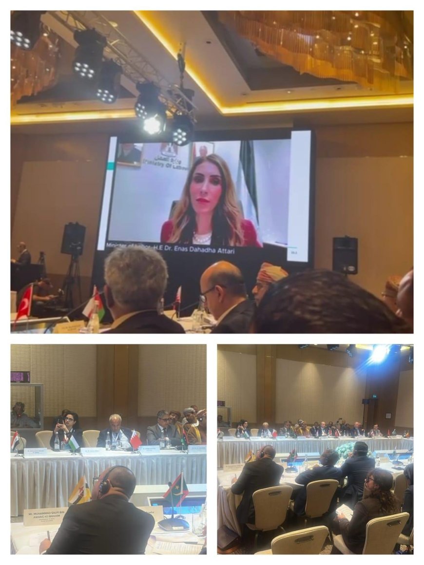 العطاري تشارك في اجتماع رفيع المستوى في أذربيجان حول استراتيجيات العمل والتشغيل