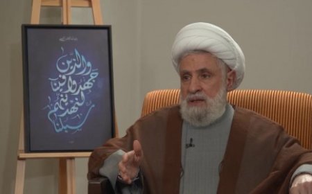 نعيم قاسم جاهزون للدفاع ولن نسمح للعدو أن يمر واستهداف منزل نتنياهو كان مقصودا