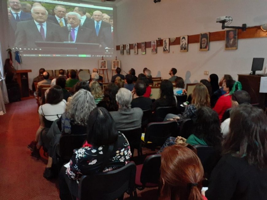 افتتاح معرض بطاقات بريدية في الأرجنتين إحياءً لليوم الوطني للعلم الفلسطيني