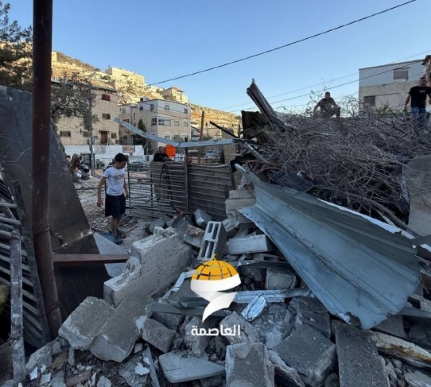 الاحتلال يجبر مواطنا على هدم منزله في سلوان