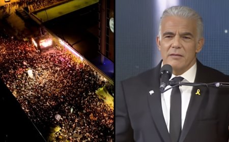 لبيد: يحوّلون اليهودية إلى عنف وكراهية.. عشرات الآلاف يتظاهرون في ذكرى اغتيال رابين