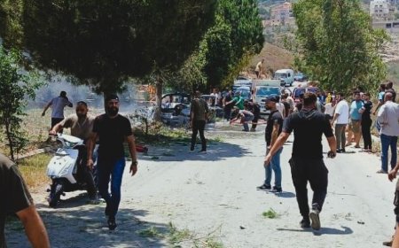 طيران الاحتلال يقصف مركبة جنوب لبنان