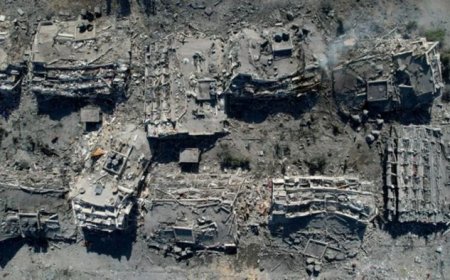 في غزة  أحياء بأكملها سويت بالأرض منذ وقف إطلاق النار