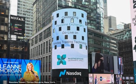شركة ناسداك تحتفل  ببورصة فلسطين