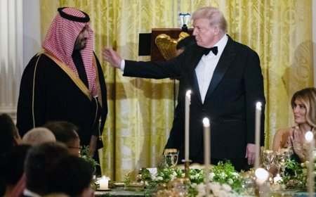 عشاء صاخب في البيت الأبيض يجمع ترامب وبن سلمان وماسك ورونالدو