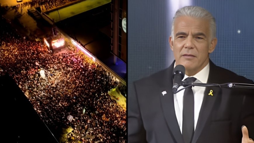 لبيد: يحوّلون اليهودية إلى عنف وكراهية.. عشرات الآلاف يتظاهرون في ذكرى اغتيال رابين