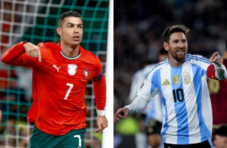 تصريح ناري لرونالدو عن مقارنته مع الغريم ميسي