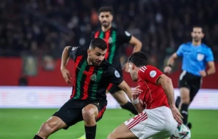 التعادل يفرض نفسه على لقاء الجيش الملكي المغربي والأهلي المصري