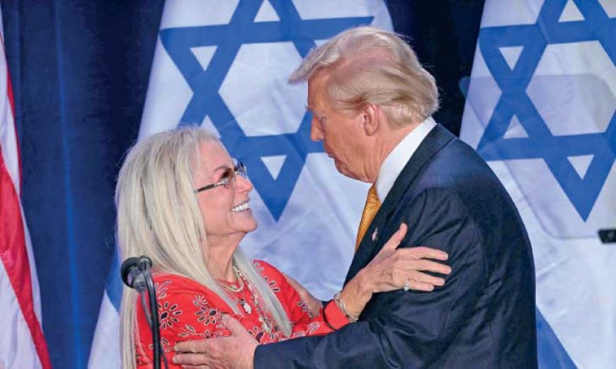 250 مليون دولار على الطاولة: ميريام أديلسون تعرض على ترامب صفقة ستغير أمريكا