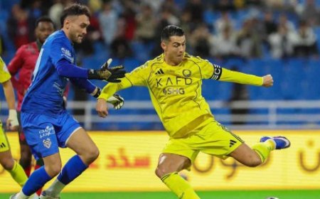 رونالدو يقود النصر للفوز على الخلود في الدوري السعودي