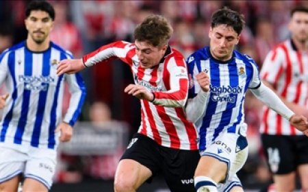 ريال سوسيداد يحسم “ديربي الباسك” أمام أتلتيك بلباو