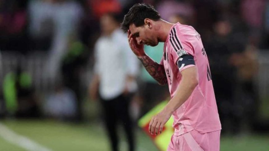 إنتر ميامي يعلن إصابة ميسي في أوتار الركبة