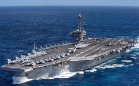 أكبر حاملة طائرات أمريكية “جيرالد آر فورد” تصل إلى البحر الأحمر في مهمة قد تستمر حتى مايو المقبل