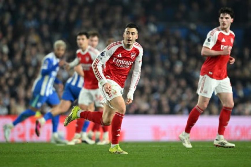 أرسنال يتخطى برايتون بهدف دون رد
