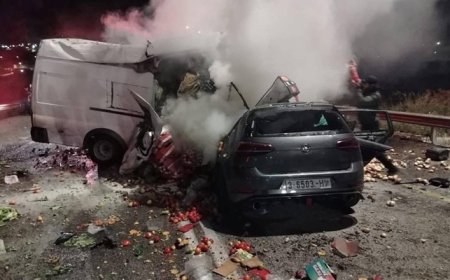 مصرع خمسة مواطنين بحادث سير جنوب نابلس