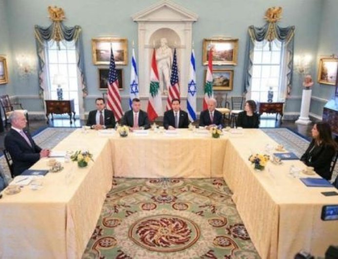 انتهاء الاجتماع بين لبنان وإسرائيل بواشنطن والجيش الاسرائيلي يقسم الجنوب الى 3 اقسام